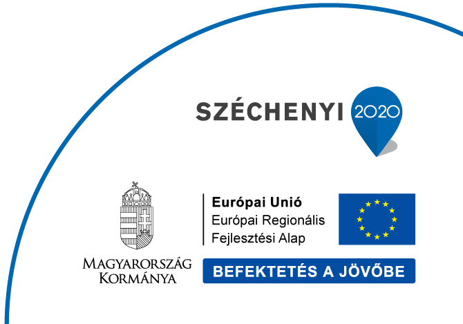 Логотип Széchenyi 2020 в нижнем положении